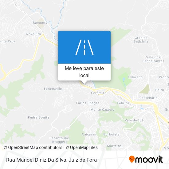 Rua Manoel Diniz Da Silva mapa