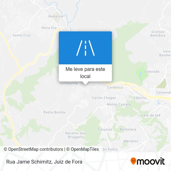 Rua Jame Schimitz mapa