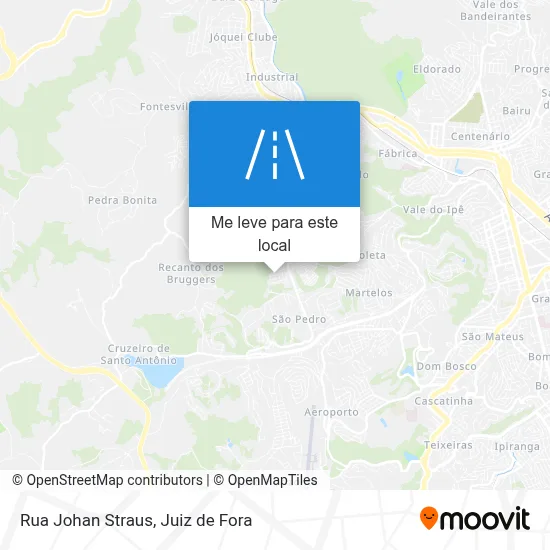 Rua Johan Straus mapa