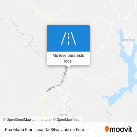 Rua Maria Francisca Da Silva mapa
