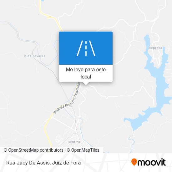 Rua Jacy De Assis mapa