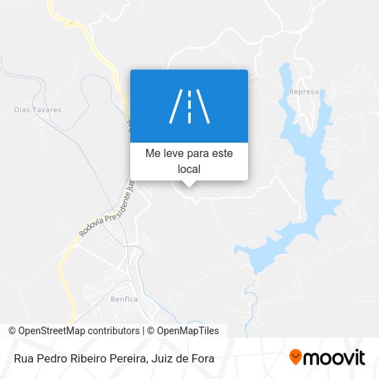 Rua Pedro Ribeiro Pereira mapa