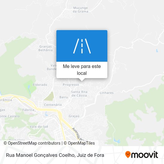 Rua Manoel Gonçalves Coelho mapa