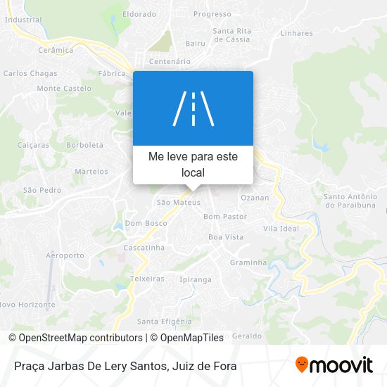 Praça Jarbas De Lery Santos mapa