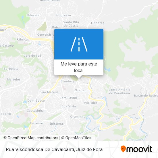 Rua Viscondessa De Cavalcanti mapa