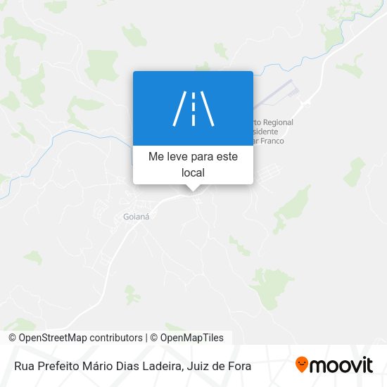 Rua Prefeito Mário Dias Ladeira mapa