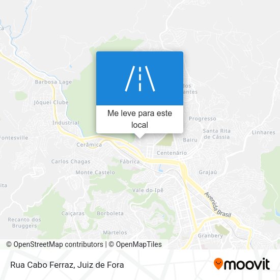 Rua Cabo Ferraz mapa