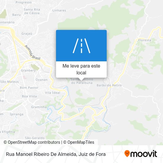 Rua Manoel Ribeiro De Almeida mapa