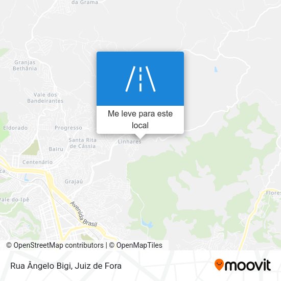 Rua Ângelo Bigi mapa