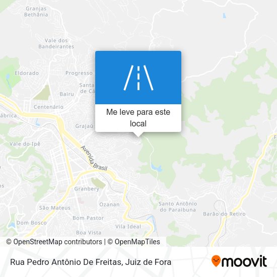 Rua Pedro Antônio De Freitas mapa