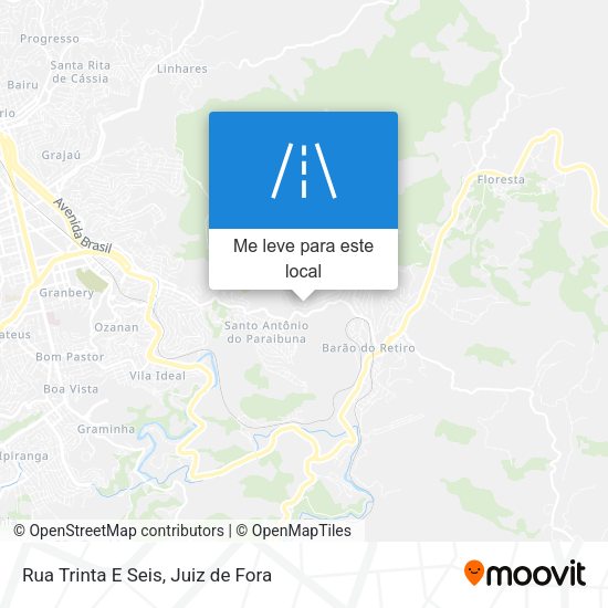 Rua Trinta E Seis mapa