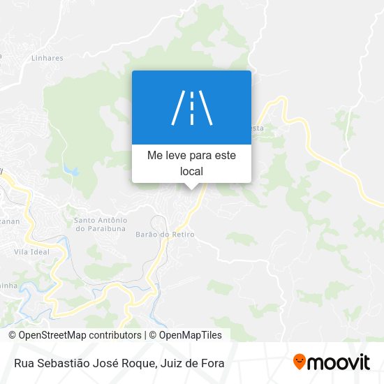 Rua Sebastião José Roque mapa