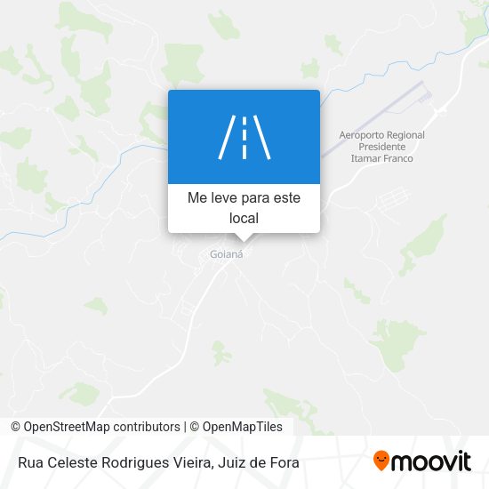 Rua Celeste Rodrigues Vieira mapa