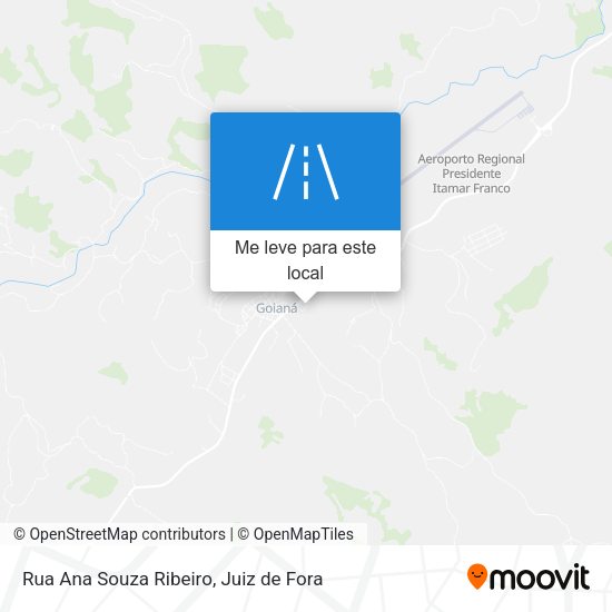 Rua Ana Souza Ribeiro mapa