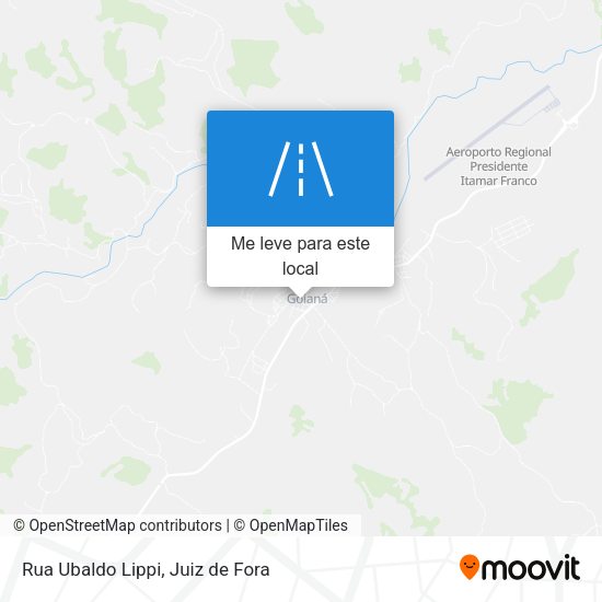 Rua Ubaldo Lippi mapa