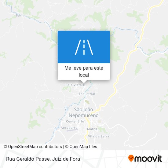 Rua Geraldo Passe mapa
