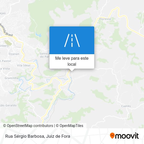 Rua Sérgio Barbosa mapa