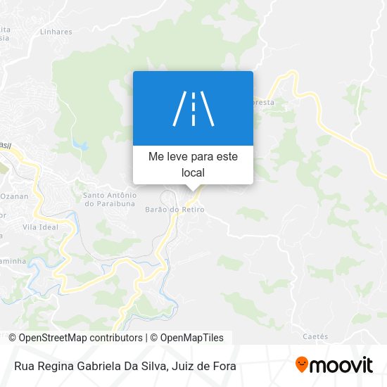 Rua Regina Gabriela Da Silva mapa