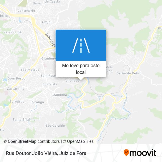 Rua Doutor João Viêira mapa