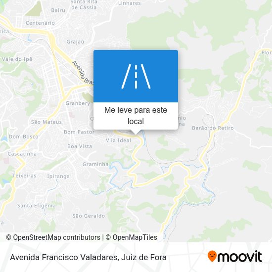 Avenida Francisco Valadares mapa