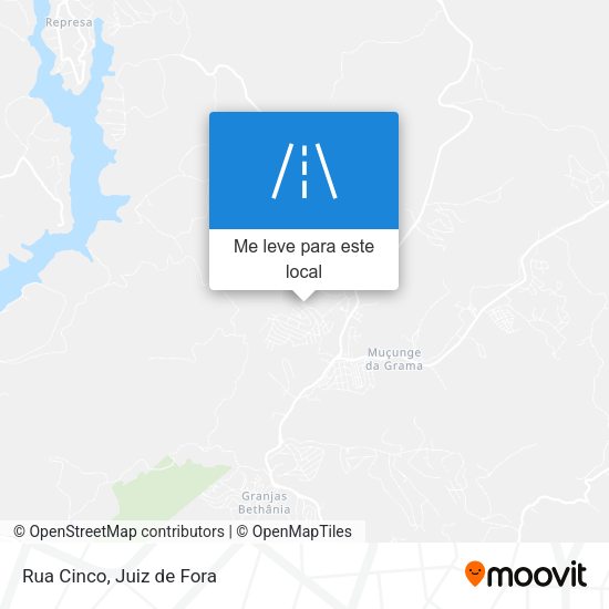 Rua Cinco mapa