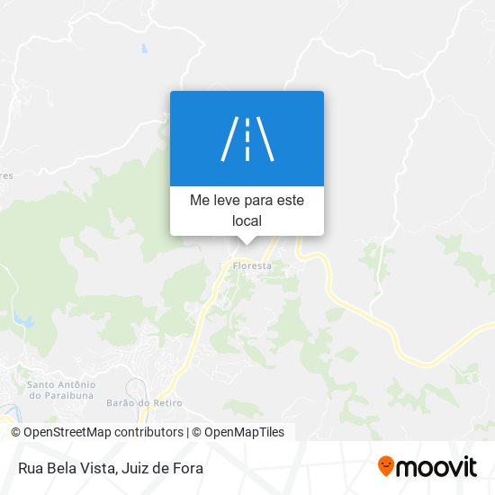 Rua Bela Vista mapa