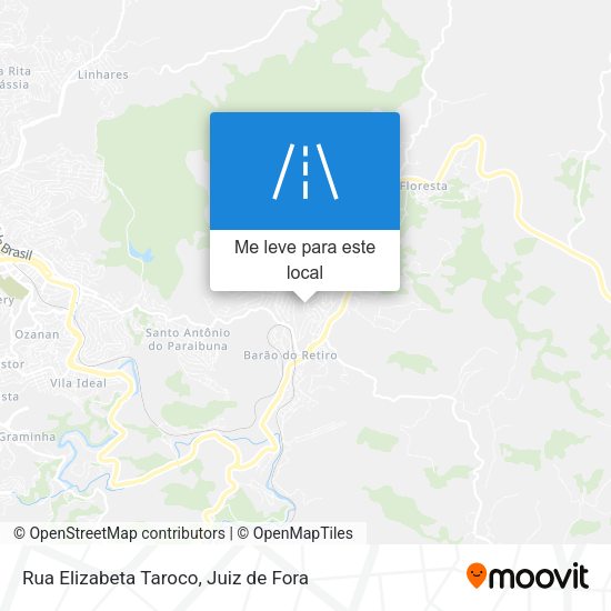 Rua Elizabeta Taroco mapa