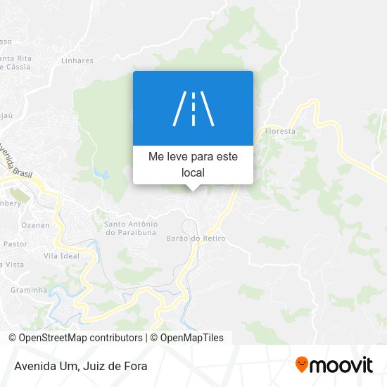 Avenida Um mapa