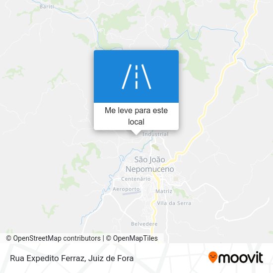 Rua Expedito Ferraz mapa