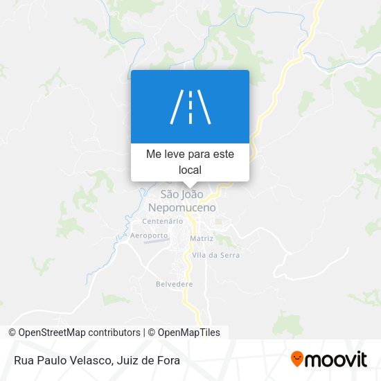 Rua Paulo Velasco mapa