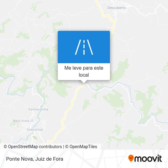 Ponte Nova mapa