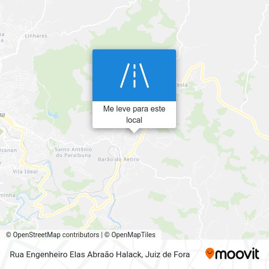 Rua Engenheiro Elas Abraão Halack mapa