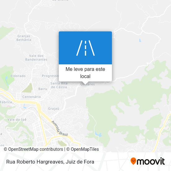 Rua Roberto Hargreaves mapa