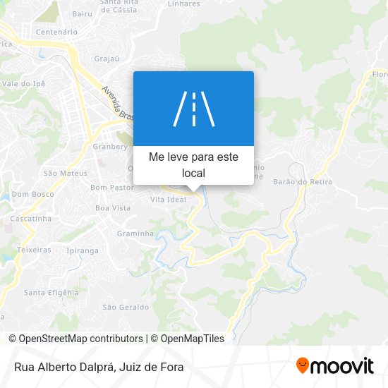Rua Alberto Dalprá mapa