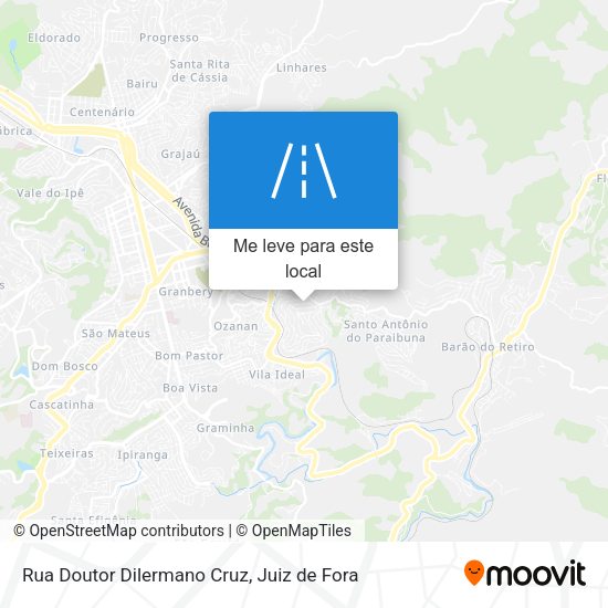 Rua Doutor Dilermano Cruz mapa