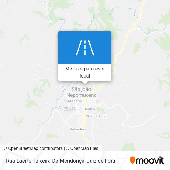 Rua Laerte Teixeira Do Mendonça mapa