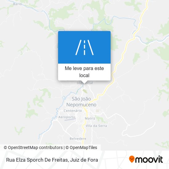 Rua Elza Sporch De Freitas mapa