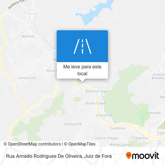 Rua Amado Rodrigues De Oliveira mapa
