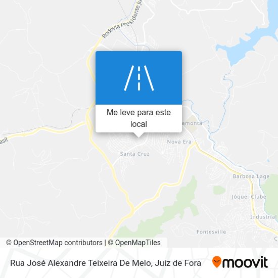 Rua José Alexandre Teixeira De Melo mapa