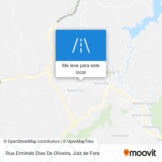 Rua Ermindo Dias De Oliveira mapa