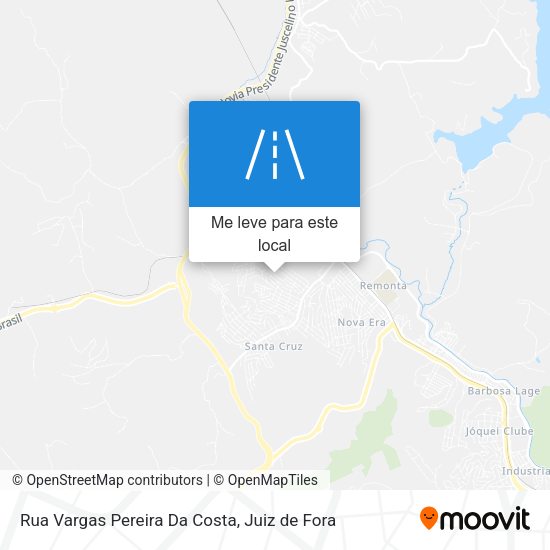 Rua Vargas Pereira Da Costa mapa