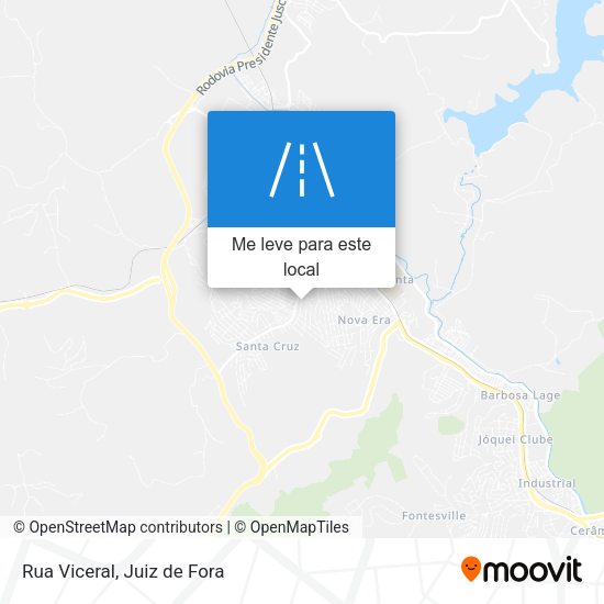 Rua Viceral mapa