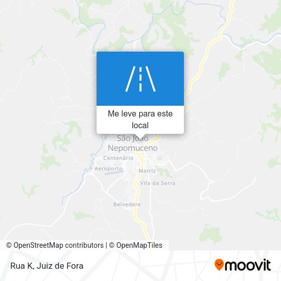 Rua K mapa