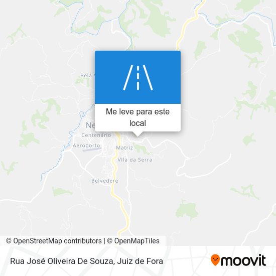 Rua José Oliveira De Souza mapa