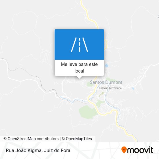 Rua João Kigma mapa