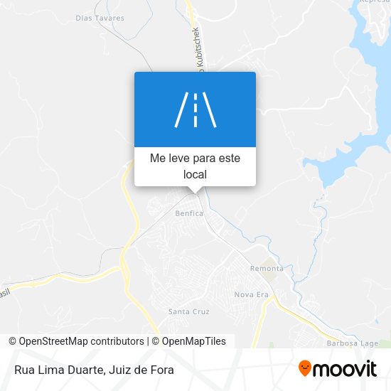Rua Lima Duarte mapa