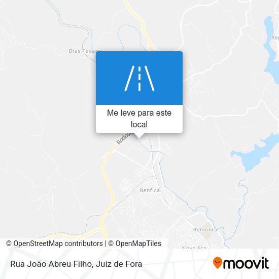 Rua João Abreu Filho mapa
