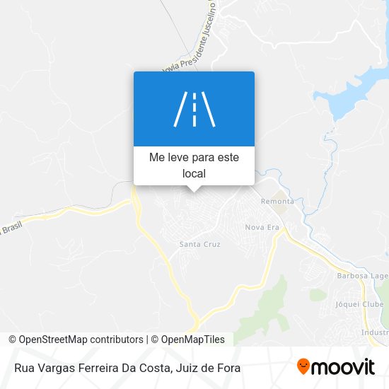 Rua Vargas Ferreira Da Costa mapa