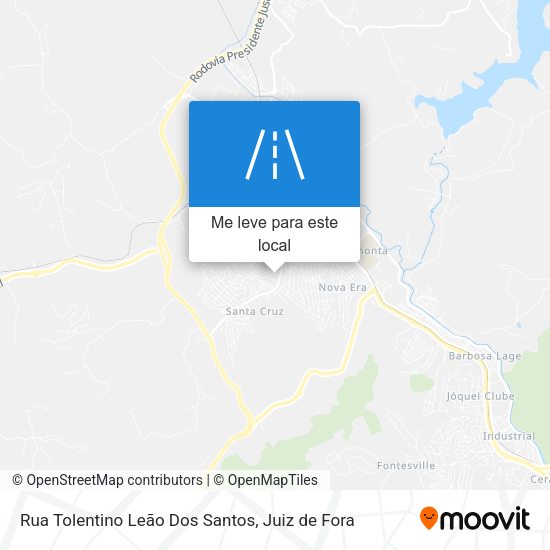 Rua Tolentino Leão Dos Santos mapa