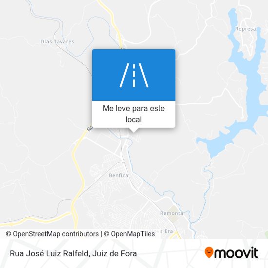 Rua José Luiz Ralfeld mapa